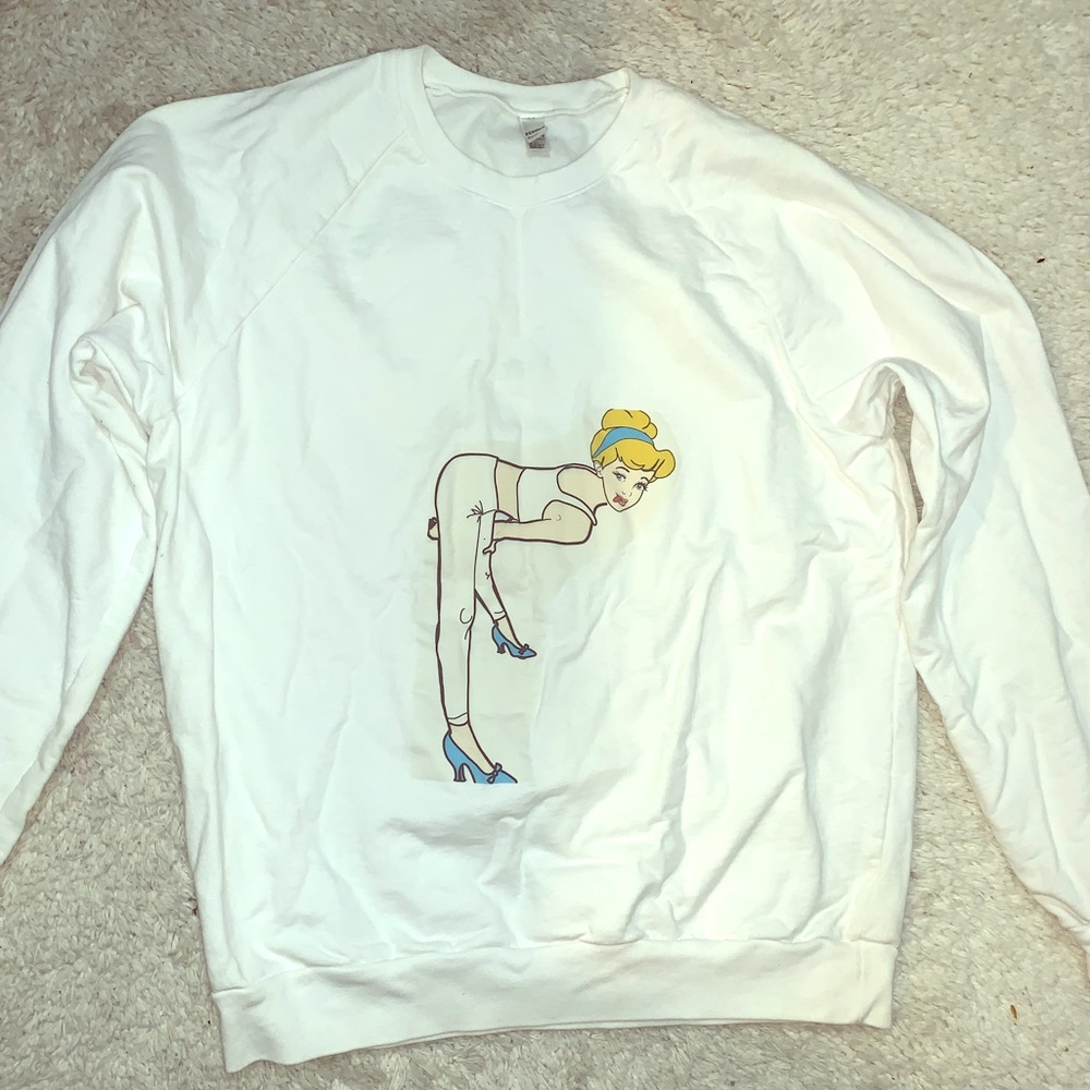 Cinderella meet Miley Cyrus sweatshirt